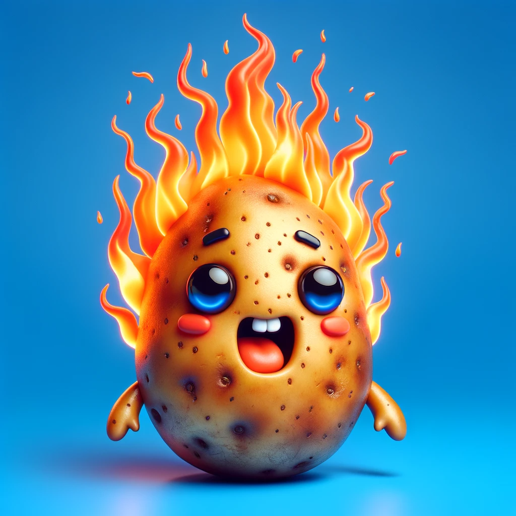 اصطلاح انگلیسی a hot potato + تدریس صوتی انگلیش توربو وبلاگ