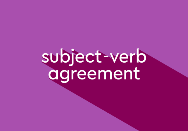 مطابقت فعل و فاعل در زبان انگلیسی (Subject Verb Agreement)