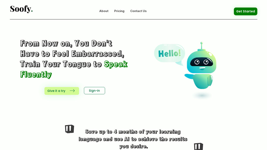 تقویت زبان انگلیسی با Soofy