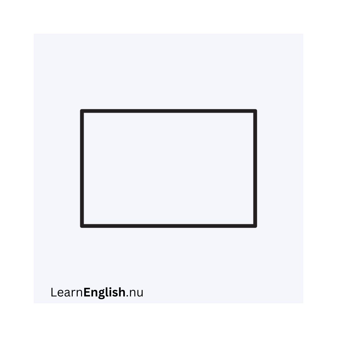 rectangle /ˈrektæŋɡəl/