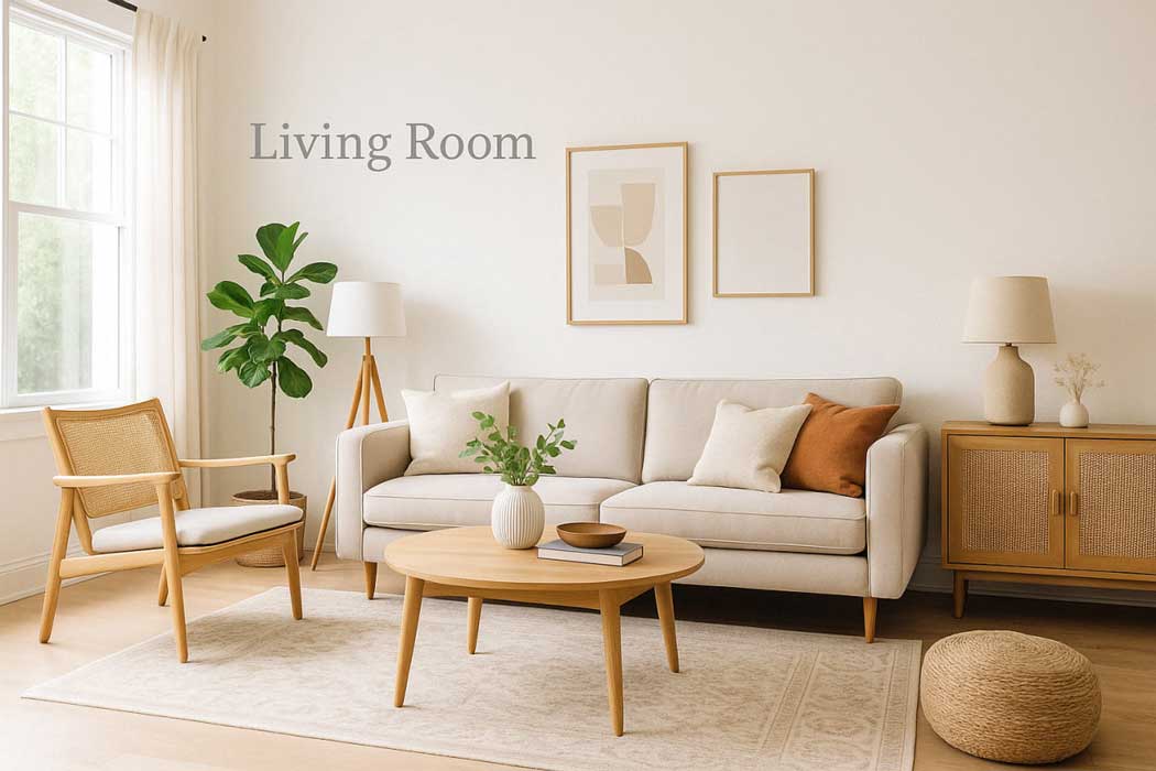 جملات توصیف اتاق نشیمن (Living Room)