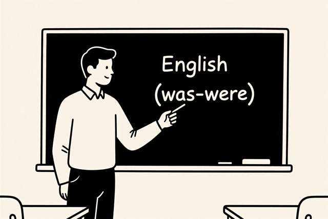 کاربرد was و were در زمان گذشته ساده (Simple Past Tense)