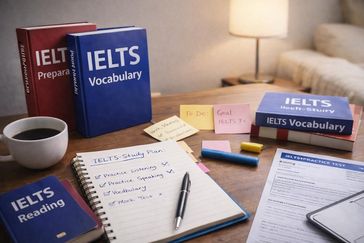 گرفتن مدرک آیلتس بدون کلاس؛ آیا ممکن است؟ برنامه مطالعه و منابع خودخوان